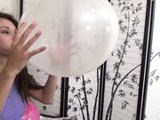 Vicky Vixxx - fetish and femdom sophis first balloon blowing clip