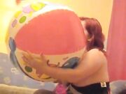 inflatable world balloon fetish inflatable in stockings and high heels