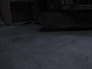 Girl in latex dress was programmed in an abandoned warehouse and turned into a whore