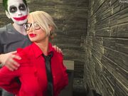 Joker and Harley Queen cosplay ends with hard anal fucking