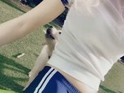 Belle Delphine - Belle With Her Dog-edited