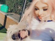 Belle Delphine - Belle With Her Dog-edited