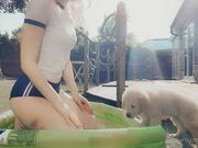 Belle Delphine - Belle With Her Dog