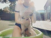 Belle Delphine - Belle With Her Dog