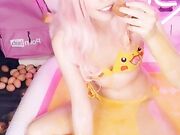 Belle Delphine - Pikachu and Eggs (16)