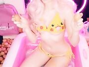Belle Delphine - Pikachu and Eggs (2)
