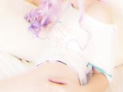 Belle Delphine - WhiteCap PurpleHair (2)