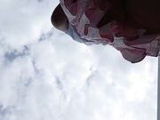 CaraDay - Bushy Babe Outdoor Upskirt