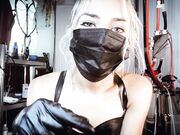 Mistress Euryale - Black Latex Glove Fetish JOI