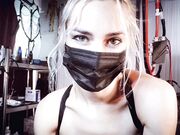 Mistress Euryale - French - Black Latex Glove Fetish JOI