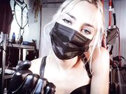 Mistress Euryale - French - Black Latex Glove Fetish JOI
