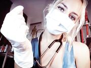 Mistress Euryale - White Latex Glove Fetish JOI