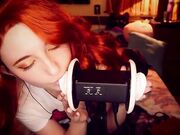 AftynRose ASMR-Maryjane Ear Licking-dupose.com