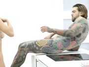 Liya Silver - Tattooed Stud Passionately Ploughs Sexy Liya Silvers Asshole GP2029