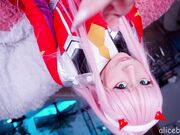 AliceBong - Zero Two Solo a lot ahegao PART 1