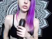 Mohawk Molly -  bbc blowjob struggle