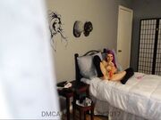 Mohawk Molly -  caught spying vegetable dp