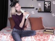 Mohawk Molly - Sabrina’s Anal Lesson With Horse Dildos