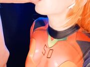 MollyRedWolf - Selfie Asuka Shinji Cums In Her Mouth
