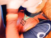 MollyRedWolf - Selfie Asuka Shinji Cums In Her Mouth