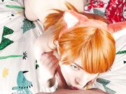 MollyRedWolf - Surprised Him Deepthroat, Sloppy Blowjob