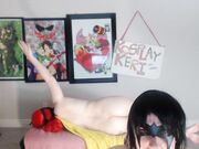 Kosplay Keri - Batgirl pegs Nightwing full camshow