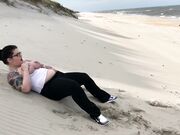 Gaberiella - BBW Public Beach Nudity