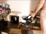 BOB MILGATE EXPOSED WEARING SHEER GREEN PANTYHOSE AND HIGH HEELS