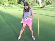 Alyssa Reece - Public Cum On Caribbean Golf Course JOI