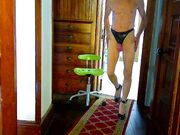 BOB MILGATE IS A TOTAL SLUT IN A PINK PENIS SHEATH