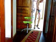 BOB MILGATE IS A TOTAL SLUT IN A PINK PENIS SHEATH