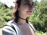 Eevee Frost Park Boob Exhibitionism