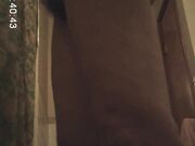 granny caught naked in bathroom