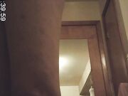 granny caught naked in bathroom