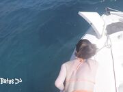 Gail Bates - Holiday Public Sex On Boat With Creampie