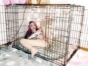 PuppyGirlfriend - Bad Puppy In Heat Plays With 2 Dicks