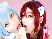 VirtualGeisha - Rei Ayanami X Mari Makinami BJ Creampies