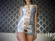 Kathy shiny dress haul