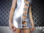 Kathy shiny dress haul