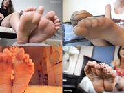 Feet Soles Multiscreen Compilation - Feet, Solo, Toes