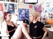 Rubie and Saph - Watching Porn Together