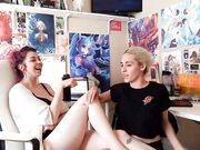 Rubie and Saph - Watching Porn Together