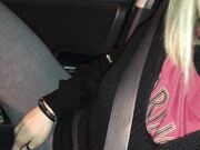EvelinStone - Public Sloppy Car Horny Blowjob