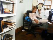 BOB MILGATE EXPOSED IN A SHEER WHITE BODYSTOCKING