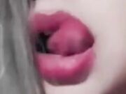 Big Mouth Big Lips Big tongue bitch