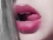 Big Mouth Big Lips Big tongue bitch