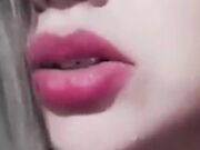 Big Mouth Big Lips Big tongue bitch