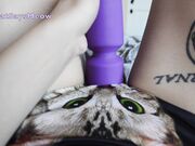 KatSaysMeow - POV Vibrator And Cumming A Few Times