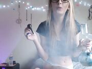 KatSaysMeow - TEEN_Playing With My Blue Glass Toy