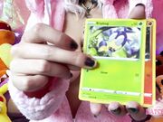 KatSaysMeow - Topless Pokémon Card Pulls (2)